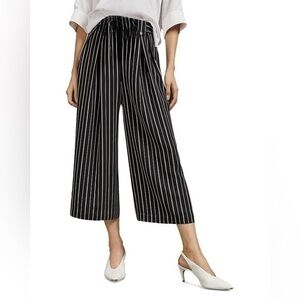 Ted Baker London Sherlii Black White Striped Culotte Pants 3 8